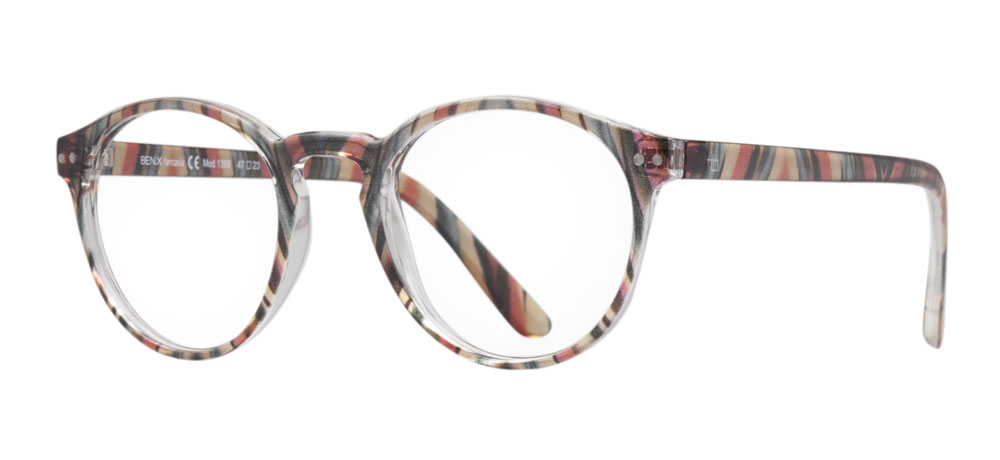 BENX FANTASIA Eyeglasses Teenage Woman Round Full-Rimmed Grilamid (TR90) Unfiltered BXFNTS 1388-C.21